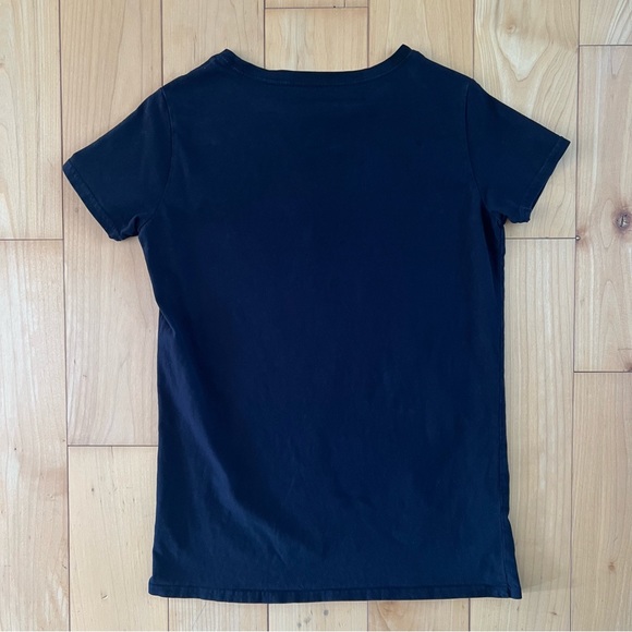 Tweed Graphic Slogan Tee Shirt Black - Picture 2 of 7